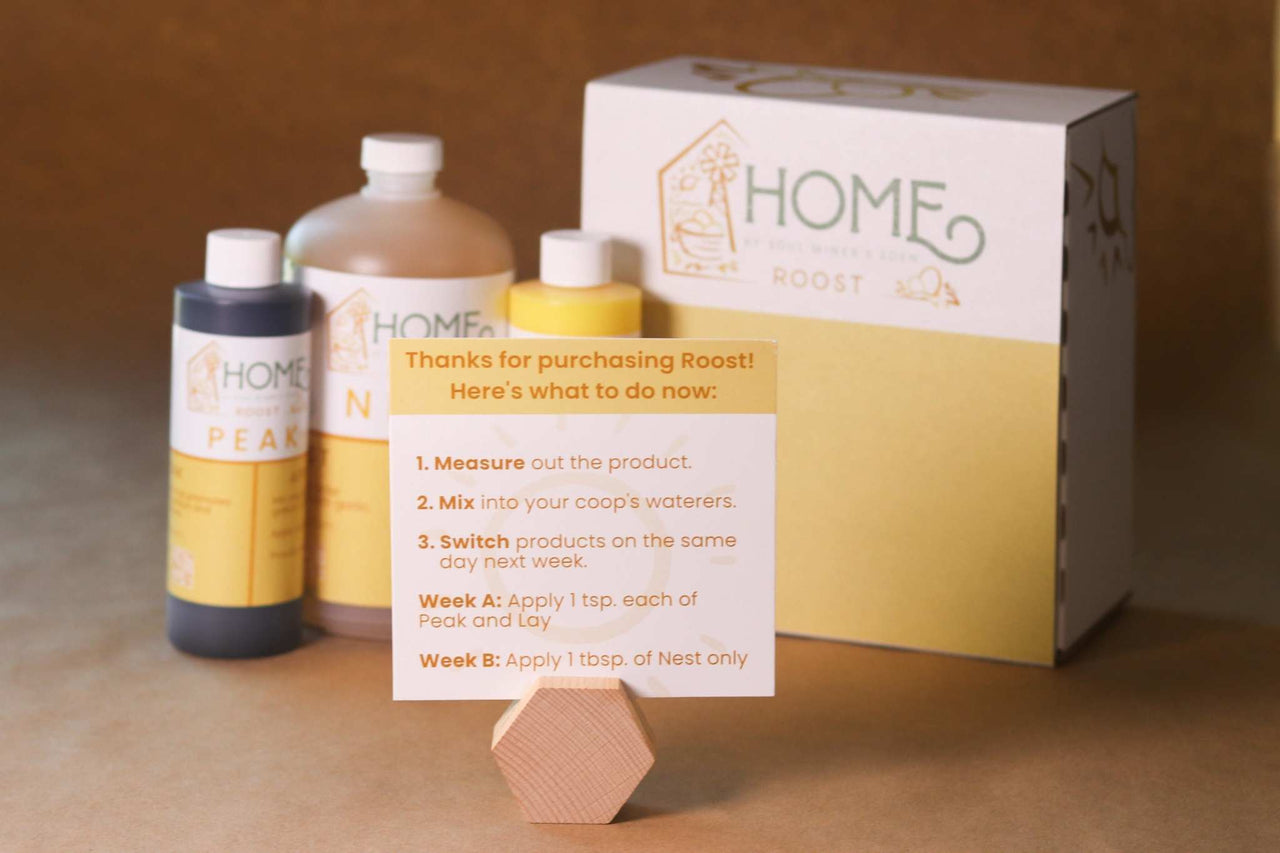 Boost your roost with organic chicken supplements.