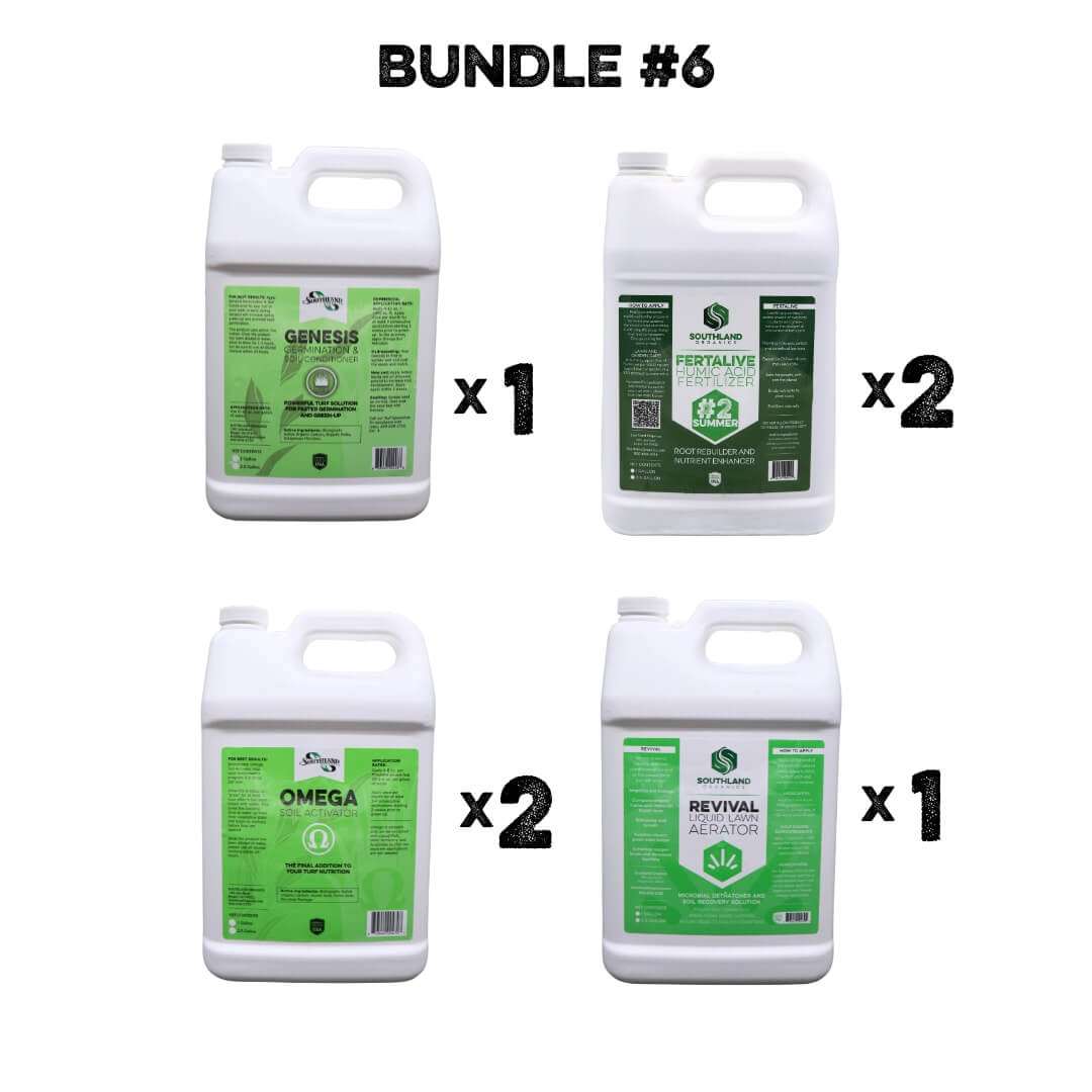 Genesis Soil Conditioner in Lawn Care Bundles for soil vitality.