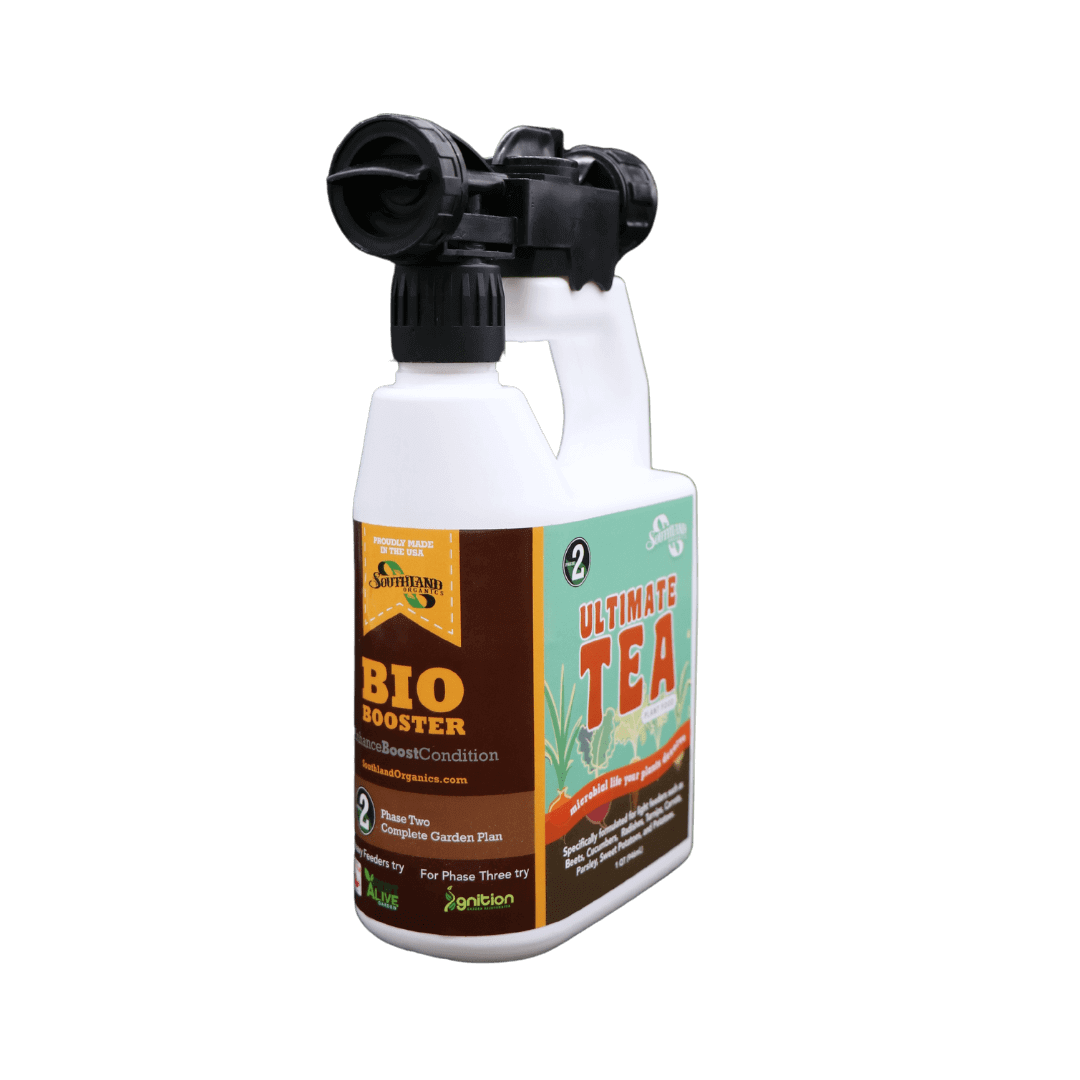 Ultimate Tea Garden Plant Food supports beneficial bacteria and fungi.